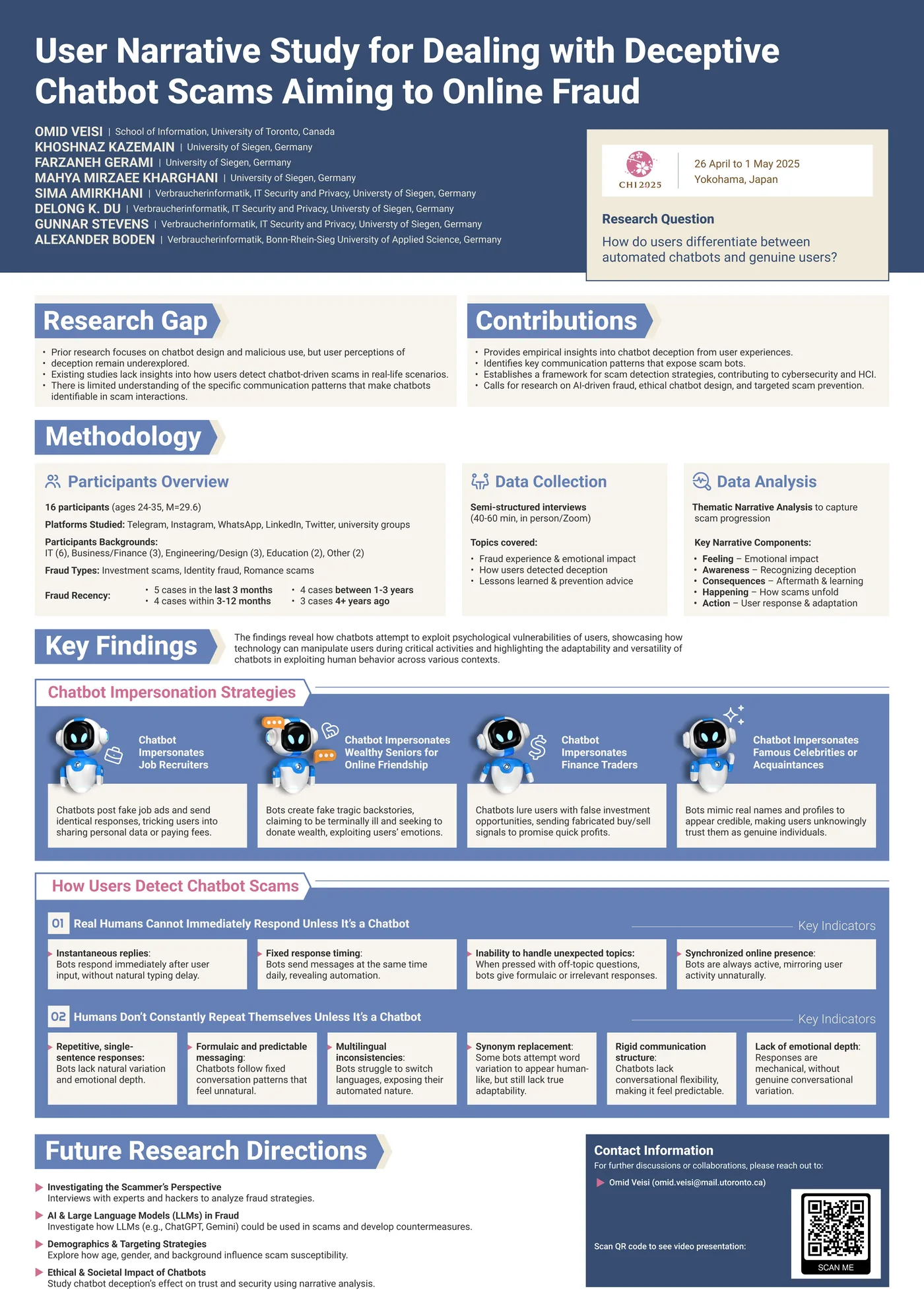 SecureMedia poster, CHI 2025 in Yokohama